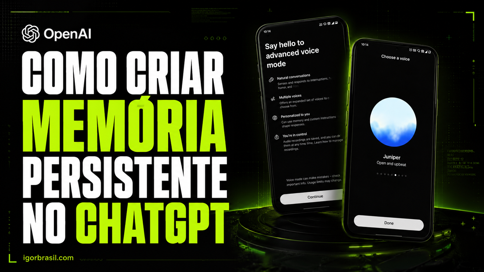Como criar uma memória persistente no chatgpt
